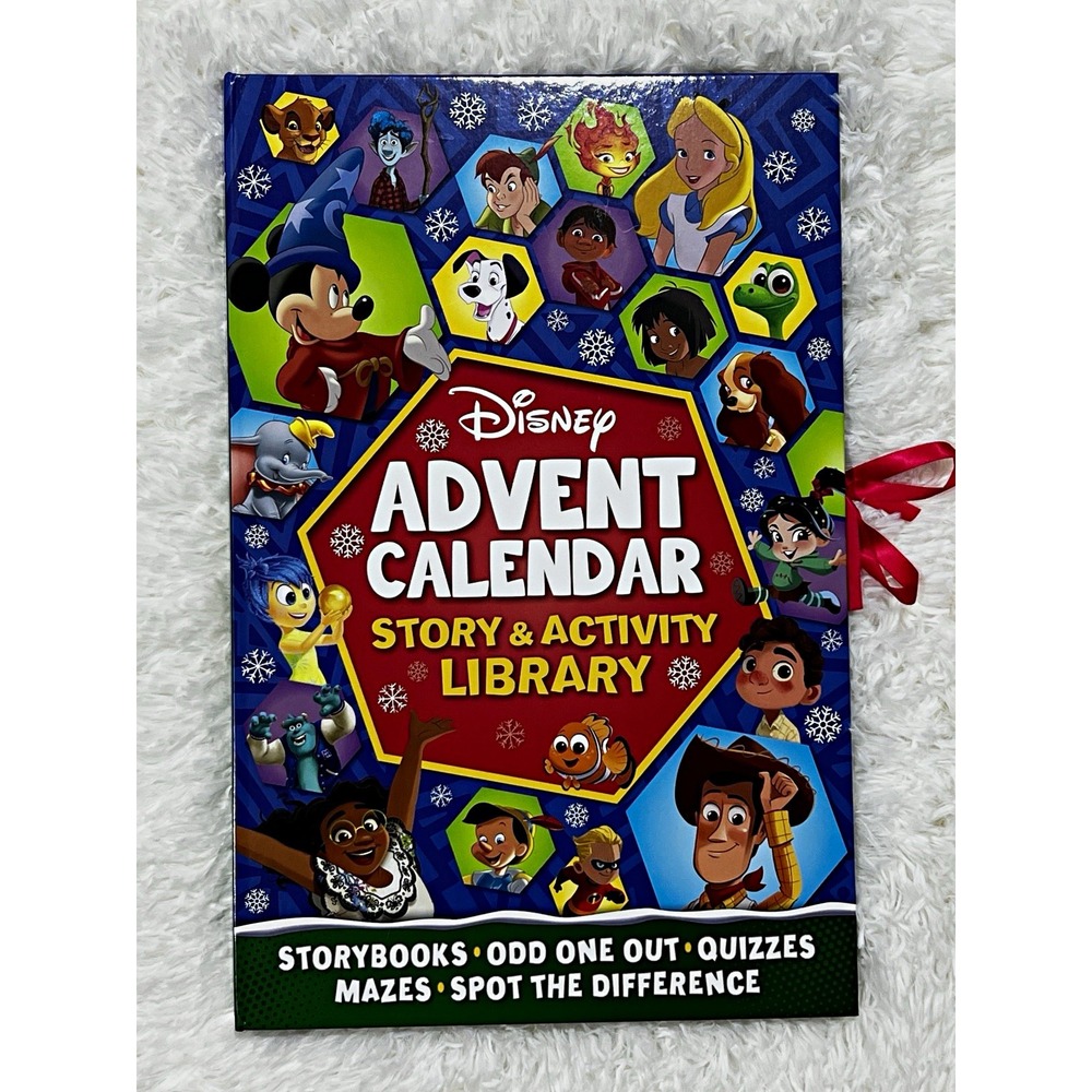 Disney Pixar Advent Calendar Story Activity Library 24 Books Christmas Holiday